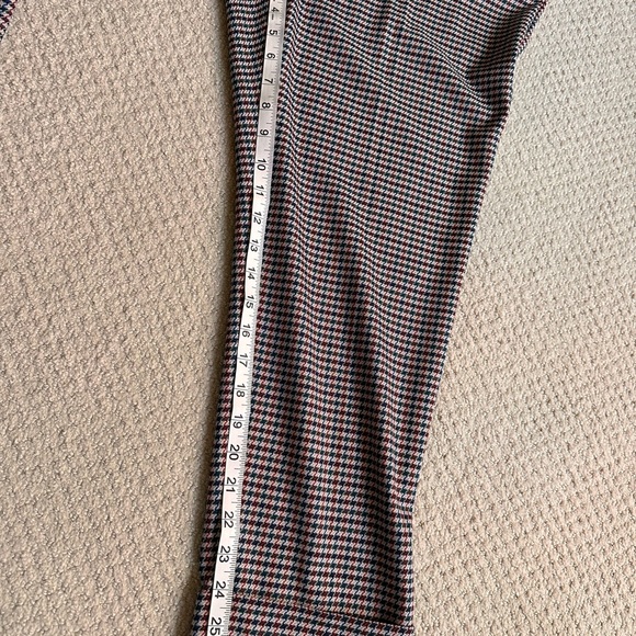 NWT J.jill houndstooth leggings Pants plaid cuffed size 16 petite women - Picture 4 of 12